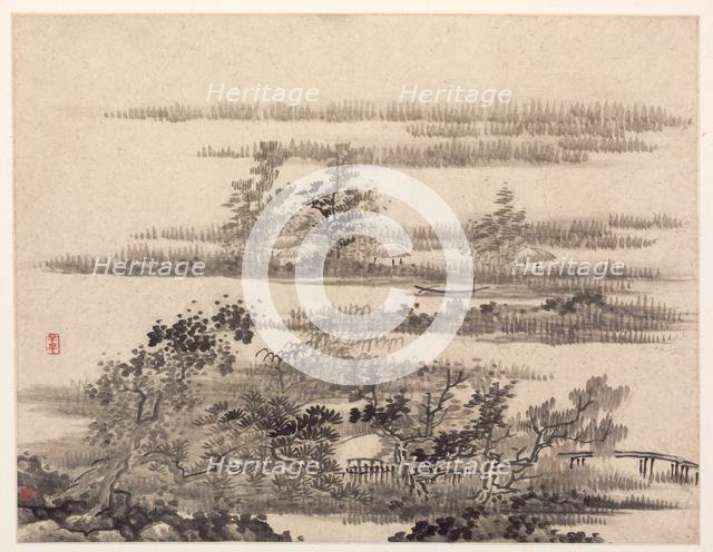 Summer in the Water Country, 1670s. Creator: Gong Xian (Chinese, 1599-1689).