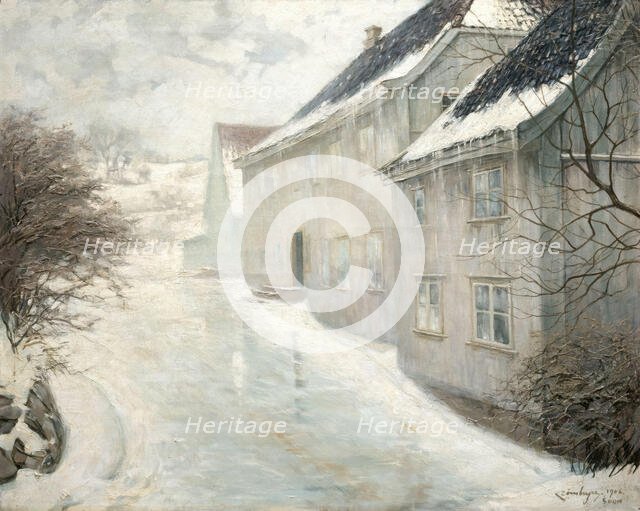 Melting snow, 1906. Creator: Karl Dornberger.