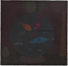 Fishes in a Circle, 1926. Creator: Klee, Paul (1879-1940).