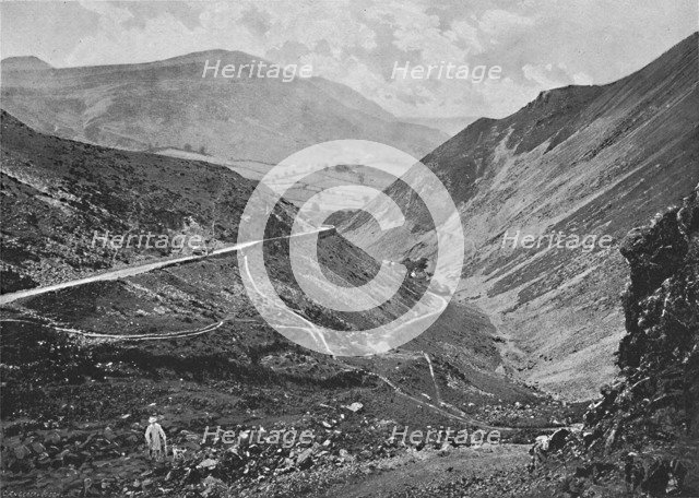'Sychnant Pass, Near Conway', c1896. Artist: I Slater.