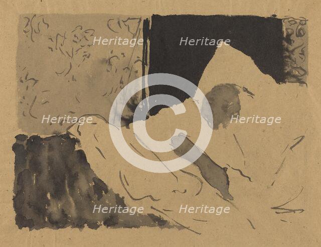 Madame V. Sleeping, c. 1892. Creator: Edouard Vuillard.