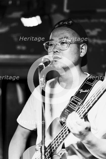 Maya Akechi and Alborg live at Hope & Anchor, Islington, London, May 2025. Creator: Annapaola Marchesani.