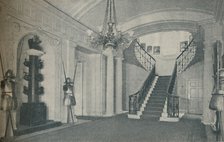 'The fine Staircase Hall in the First Lord's residence at the Admiralty', 1937. Artist: Unknown.