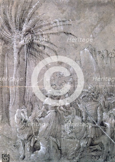 'David and Abigail', early 16th century. Artist: Master of the Historia of Frederici et Maximiliani