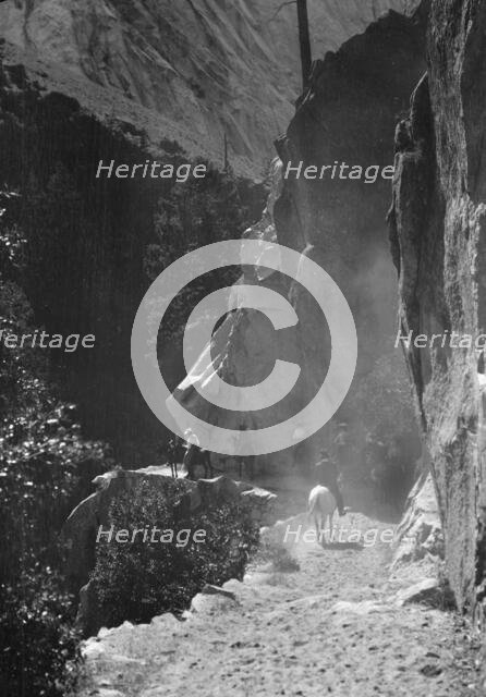Travel views of Yosemite National Park, between 1903 and 1906. Creator: Arnold Genthe.