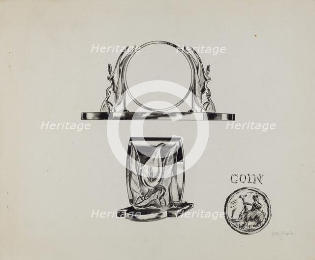 Silver Napkin Ring, c. 1936. Creator: Sebastian Simonet.