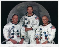 The crew of Apollo 11, 1969.Artist: NASA