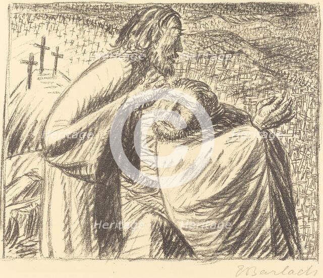Anno Domini MCMXVI Post Christum Natum, 1916. Creator: Ernst Barlach.