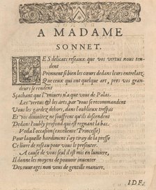 Les Secondes Oeuvres, et Subtiles Inventions De Lingerie du Seigneur Federic de Vinciolo V..., 1603. Creator: Federico de Vinciolo.