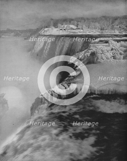 'Niagara in Winter', 19th century. Artist: Unknown.