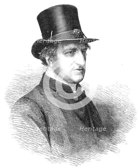 The Right Rev. Francis Jeune, D.D., Bishop Designate of Peterborough, 1864. Creator: Unknown.