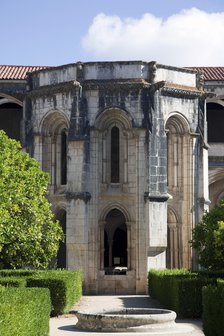 View towards the fountain hall, Monastery of Alcobaca, Alcobaca, Portugal, 2009. Artist: Samuel Magal