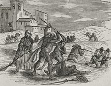 War of Roussillon, also called War of the Pyrenees or War of the Convention, (1793-1795), 1851.  Creator: Unknown.