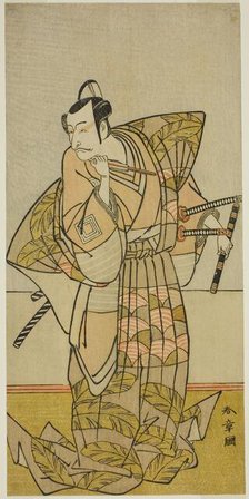 The Actor Ichikawa Danjuro V as Chichibu no Shigetada, Japan, c. 1773. Creator: Shunsho.