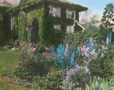 Dr. Frederick Kellogg Hollister house, Lily Pond Lane, East Hampton, New York, c1915. Creator: Frances Benjamin Johnston.