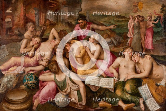 The Awakening of the Arts, c1590. Creator: Floris, Frans, the Elder (1519-1570).