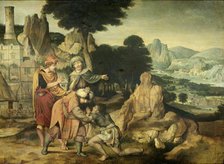 Parable of the Prodigal Son, 1538. Creator: Cornelis Massys.