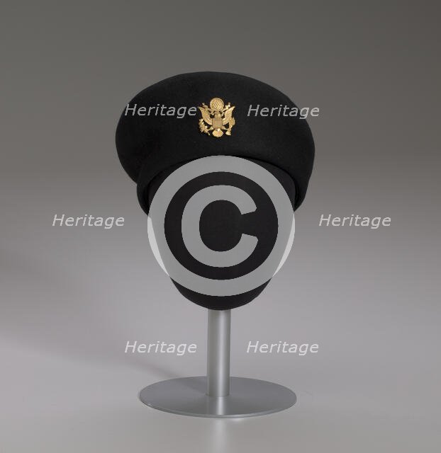 Women's US Army Service beret worn by Brigadier General Hazel Johnson-Brown, 1980. Creator: Unknown.