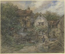 Farm, 1875. Creator: Anton Burger.