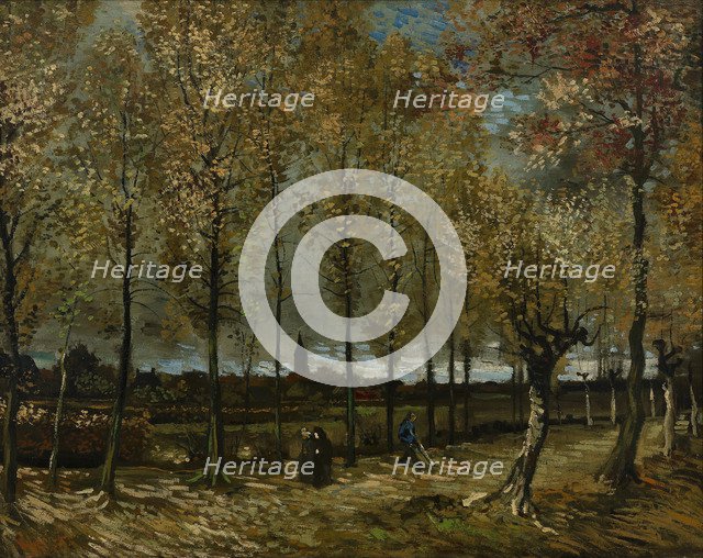 Poplars near Nuenen, 1885. Artist: Gogh, Vincent, van (1853-1890)