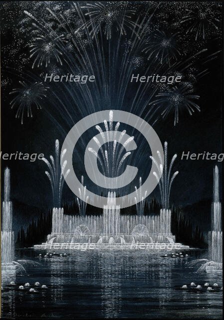 Grandes eaux lumineuses. Creator: Duchêne, Achille (1866-1947).