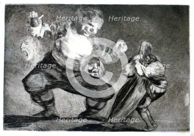 'Simpleton', 1819-1823. Artist: Francisco Goya