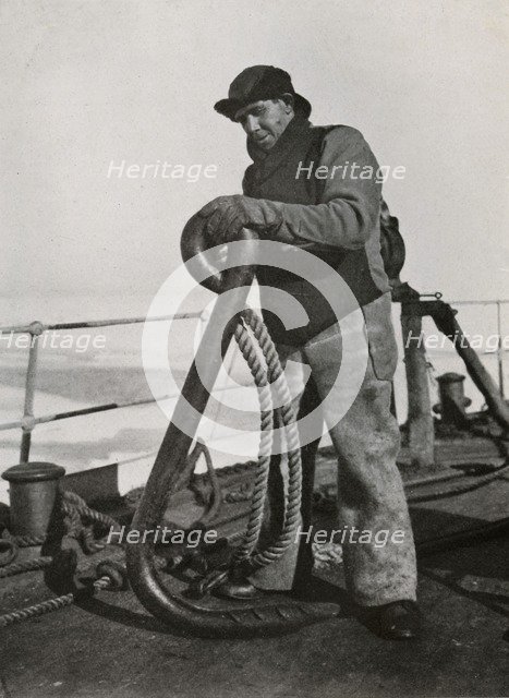 ''A.B. Cheetham, (The boatswain of the Terra Nova)', c1910–1913, (1913). Artist: Herbert Ponting.