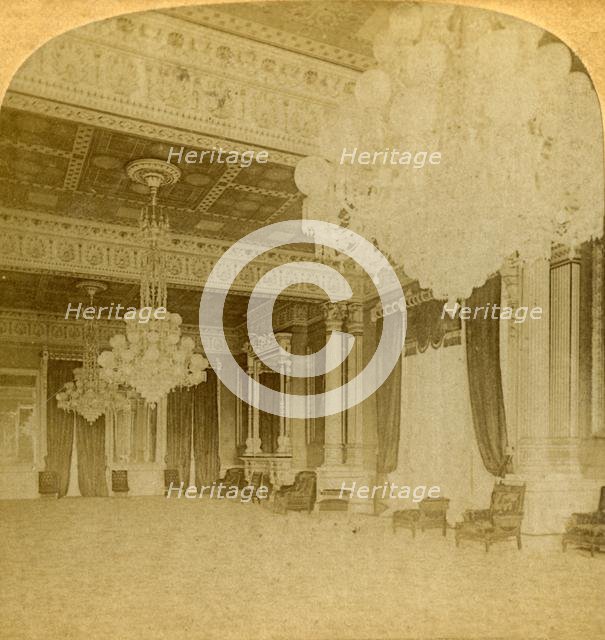 'East Room in President's Mansion, Washington, D.C. (U.S.A.)', 1900. Creator: Unknown.