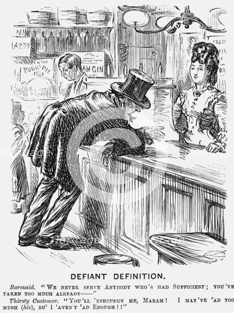 'Defiant Definition', 1872. Artist: Unknown