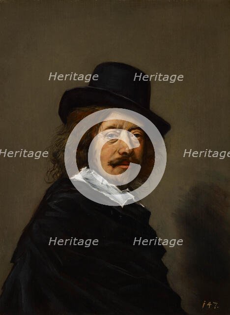 Portrait of Frans Hals, about 1650. Creator: Frans Hals.