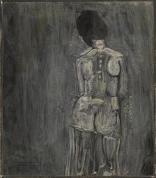 Untitled (Nude from the Back), 1902. Creator: Klee, Paul (1879-1940).