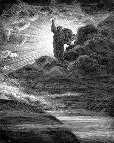 God creating light, 1866. Artist: Gustave Doré