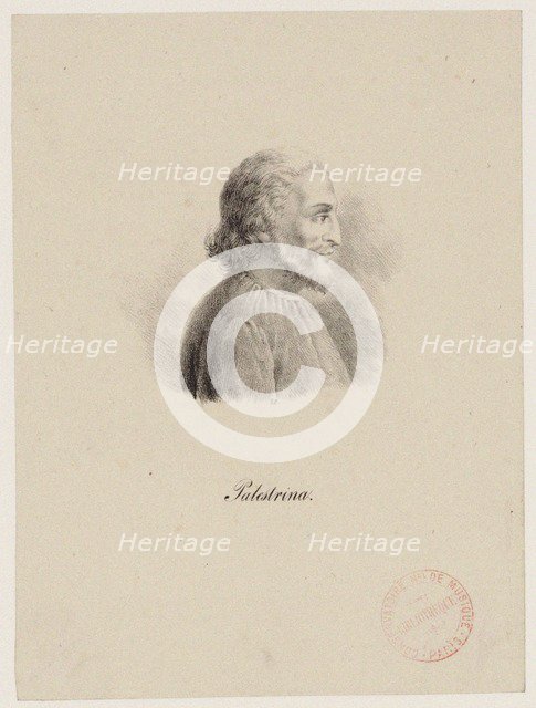 Giovanni Pierluigi da Palestrina, c. 1800. Artist: Anonymous  