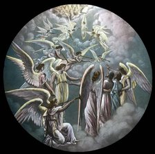 'The pilgrims ascend to Heaven', c1910.  Creator: Unknown.