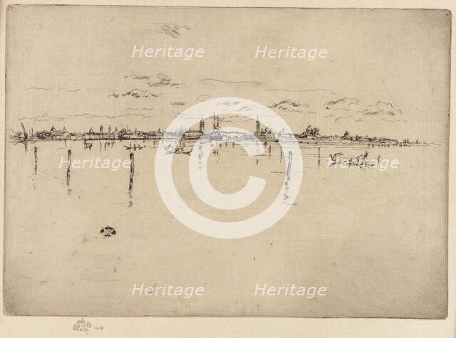 The Little Venice, 1879-1880. Creator: James Abbott McNeill Whistler.