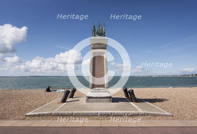 General view of the memorial to the officers, seamen and marines of the HMS Shannon Naval..., 2017. Creator: James O Davies.
