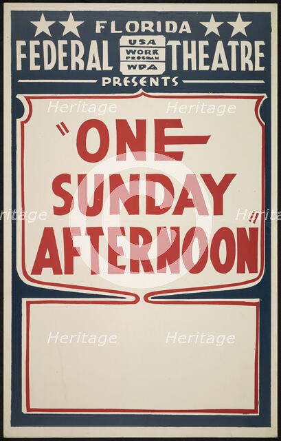 One Sunday Afternoon, Jacksonville, FL, 1938. Creator: Unknown.