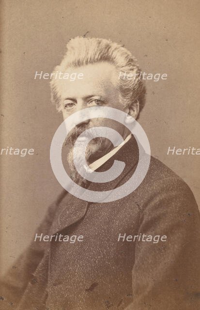 [Wilhelm Amberg], 1860s. Creator: Loescher & Petsch.