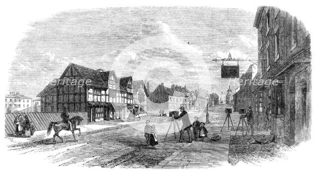 Henley-Street, Stratford-On-Avon, with Shakspeare's House, 1864. Creator: Unknown.