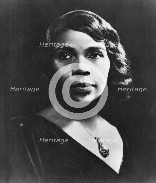 Marian Anderson (1899-1993), American contralto. Artist: Unknown