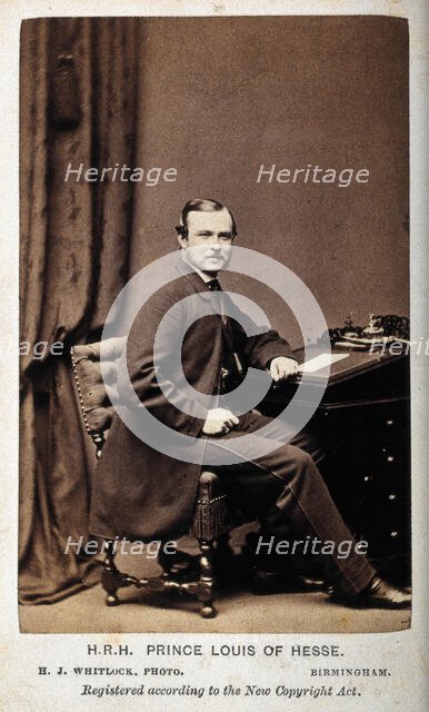 HRH Prince Louis of Hesse. Creator: Henry Joseph Whitlock.