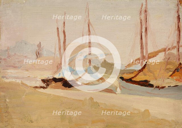 Rimini (Boats), 1910. Creator: Jan Ciaglinski.