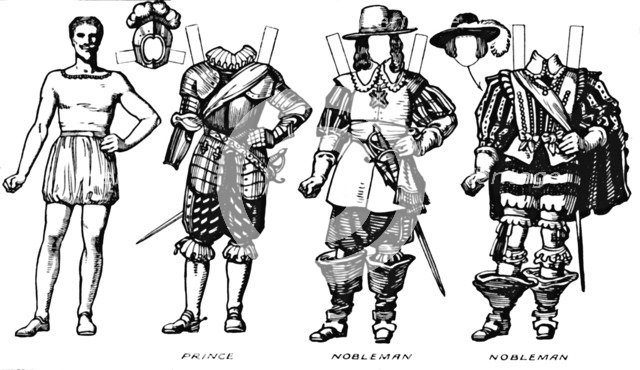 'The Great Gallery of Historic Costume: Dress Worn in James The First's Reign', c1934. Artist: Unknown.