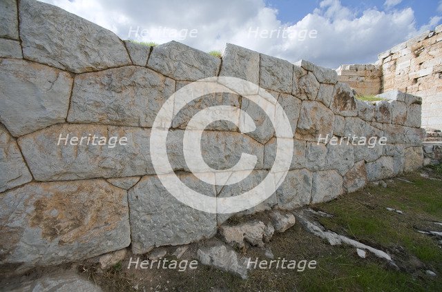 The walls of Eleusis, Greece. Artist: Samuel Magal