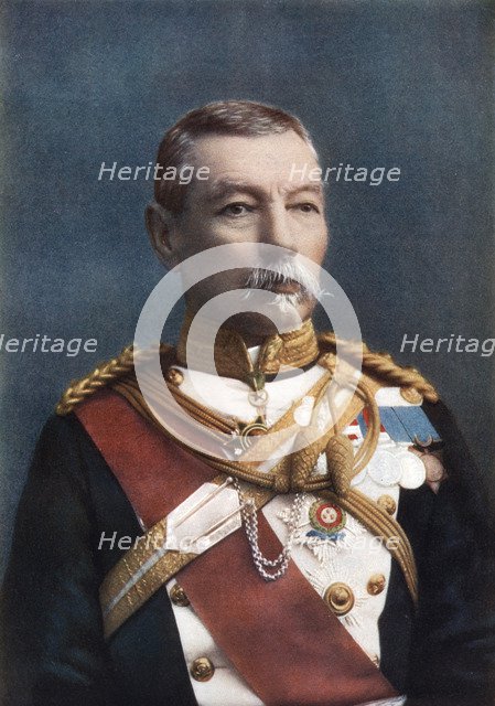 Lieutenant-General Sir Drury Drury-Lowe, Colonel of the 17th Lancers, 1902.Artist: Alexander Bassano