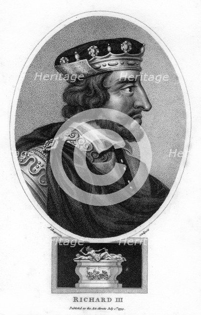 Richard III of England, (1799).Artist: J Chapman