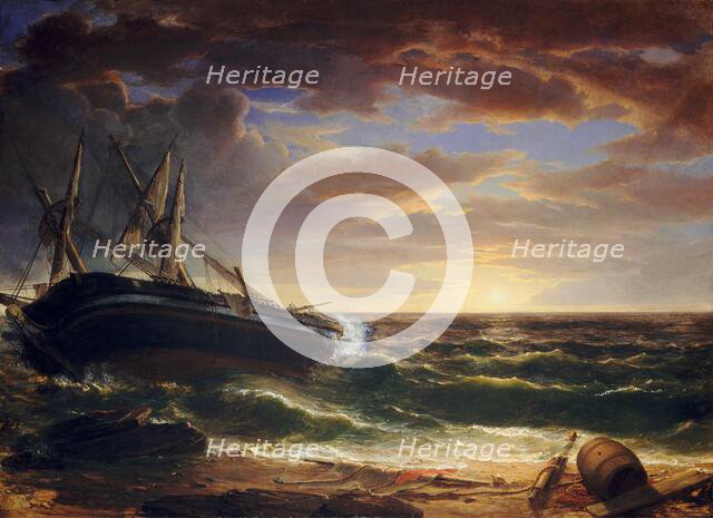 The Stranded Ship, 1844. Creator: Asher Brown Durand.