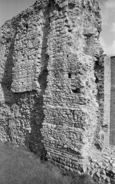 Roman wall, City of London, 1945-1980. Artist: Eric de Maré