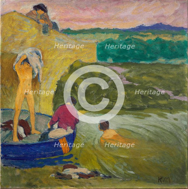 Bathers, c. 1911. Creator: Moser, Koloman (1868-1918).
