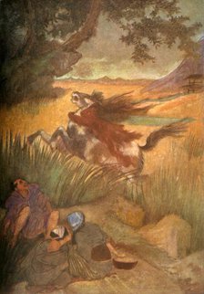 'The Kappa and his Victim', 1912. Creator: Evelyn Paul.